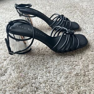 Katy Perry Collections Black Strappy Heels. New without tags